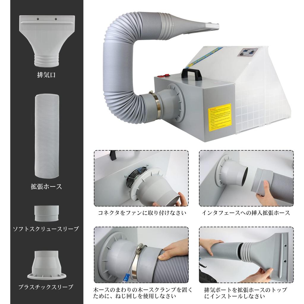 Ausuc Spray Booth, Spray Work Paint Booth, Airbrush System, Painting Booth for Airbrushing, for Painting Plastic Models and Miniatures