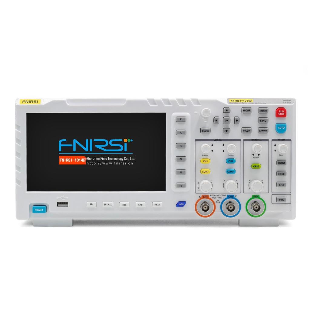 FNIRSI 1014D 100MHz Dual Channel Digital Oscilloscope with Signal Generator