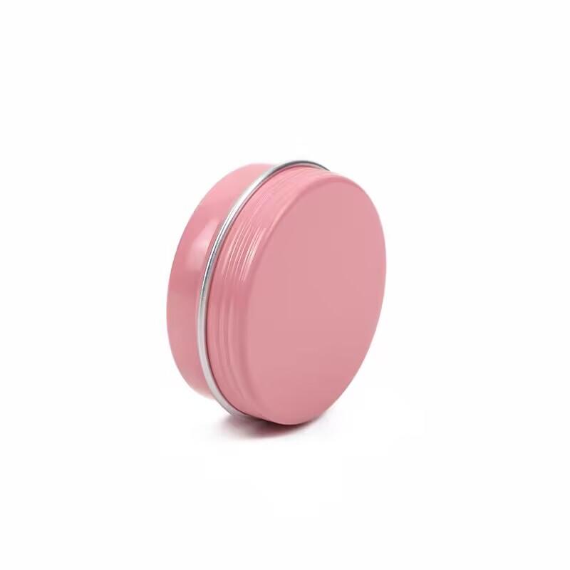 50pcs 25g Aluminum Tin Jars 25ml Pink Color Metal Container Cosmetic Face Eye Cream Packing Empty Can Lip Balm Candle Jar