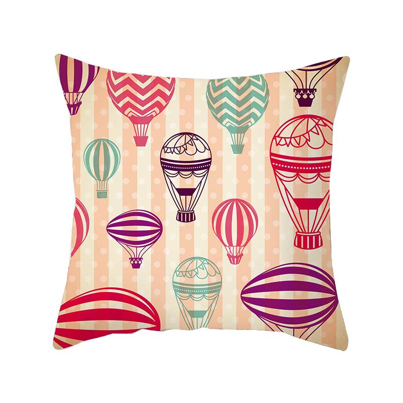 Simple Style Home Decoration Abstract Geometric Grid Black and White Lines Light Luxury Sofa Waist Support Pillow Cover Cushion