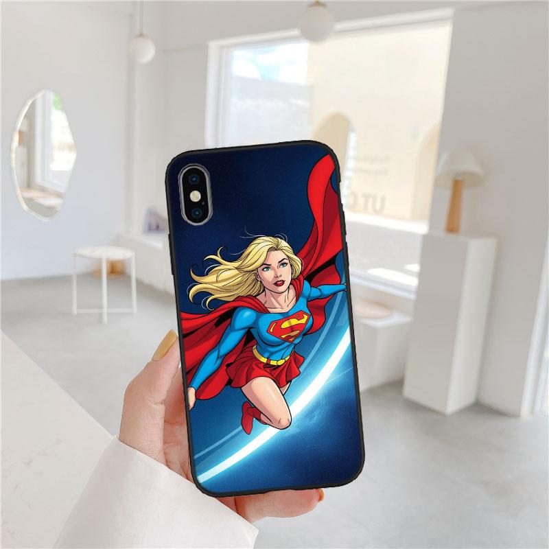 PP60 Supergirl Soft Shell Phone Case for Xiaomi Xiaomi Poco M4 M5 M6 M7 X3 X6 X7 F8 Ultra Pro GT NFC