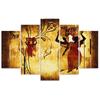 Five Piece Picture Canvas Print African Women