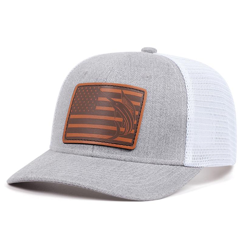 

Fashion New Baseball Hat Richardson Label Shark Print Mesh Hat Outdoor Daily Sunshade Hat Unisex Hip Hop Hat