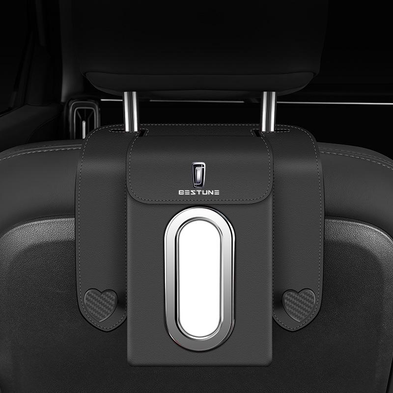 Bestune Car Seat Back Multi-functional Hook with Tissue Box Holder