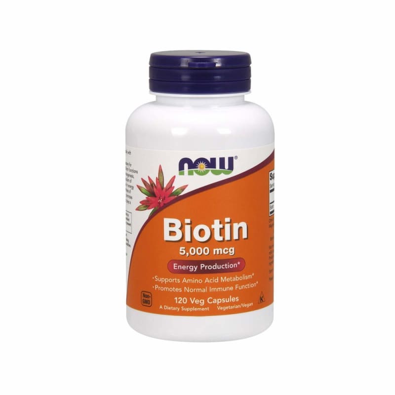 

Now Foods Biotin 5000 mcg, 120 Capsules