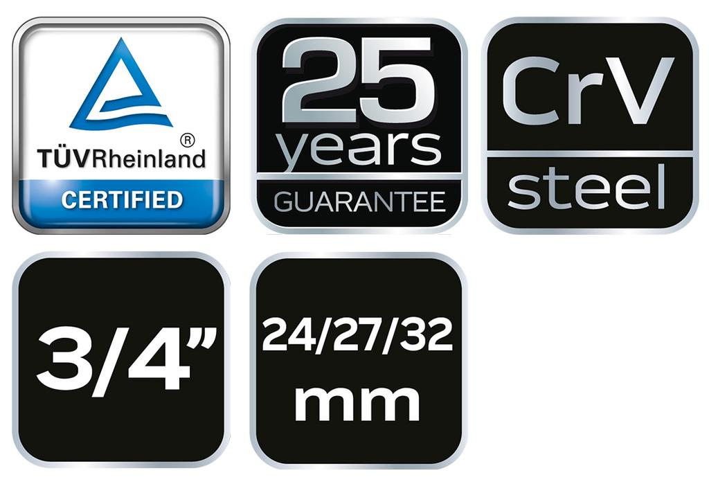 Phillips Wheel Wrench, 24 X 27 X 32 Mm, 3/4"