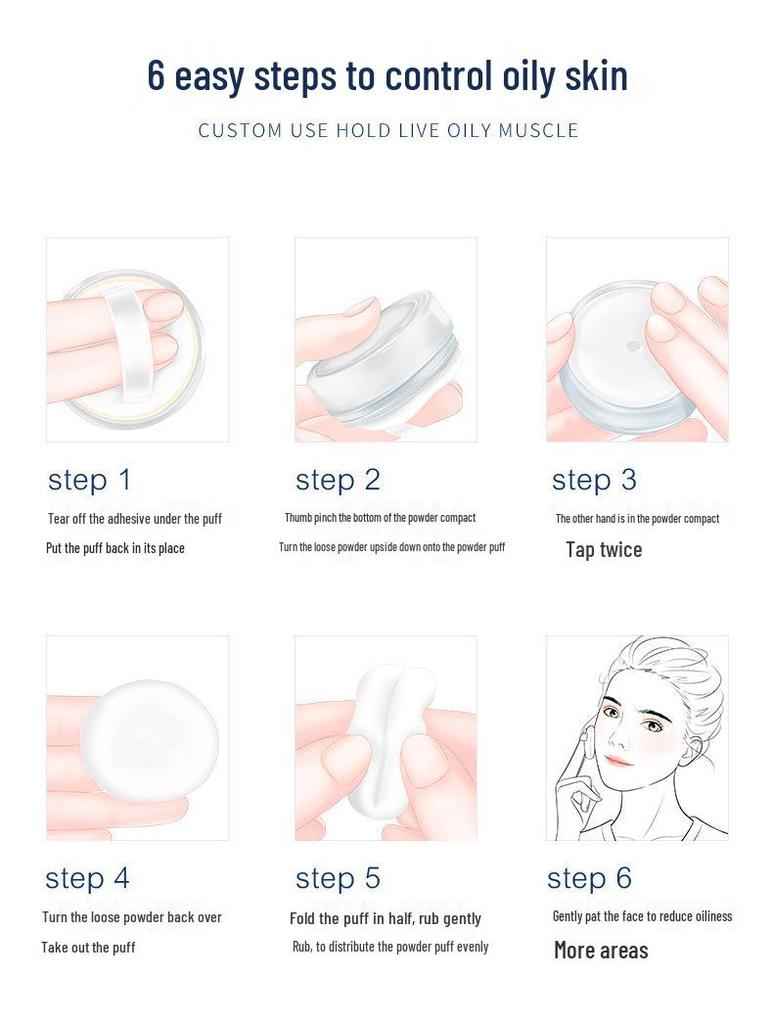 Cosnini Dlouhotrvající medový fixační pudr pro kontrolu mastnoty - Vhodný pro suchou, mastnou a smíšenou pleť.