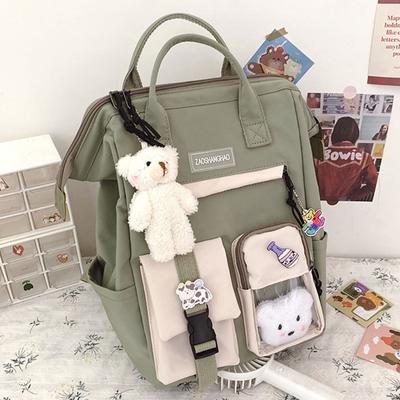 Women's Backpack Purple Waterproof Candy Colors Backpacks Fancy High School Bags for Teenage Girl Cute Travel Rucksack