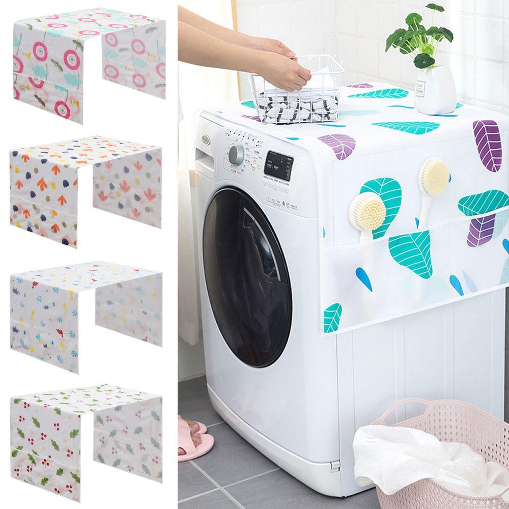 Oven Cover Tablecloth Peva Waterproof Refrigerator Dust Cover Freezer Storage Bags Anti-dust Cover