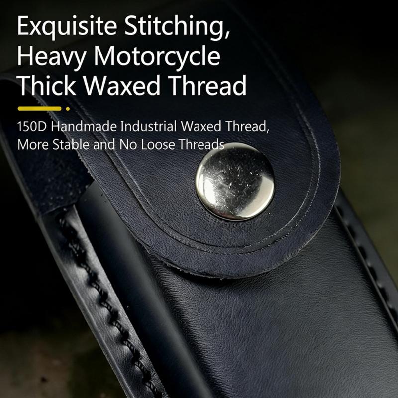 Handcrafted Leather Cutter Sheath Cutter Holder For Compacts Fixed Blade Outdoor Hand Stitched Water Resistant Design
