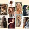 24 Inch DreadLock Extensions Handmade Thin And Soft Reggae Hip-Hop Style Synthetic DreadLock Extensions Crochet Hair for Women