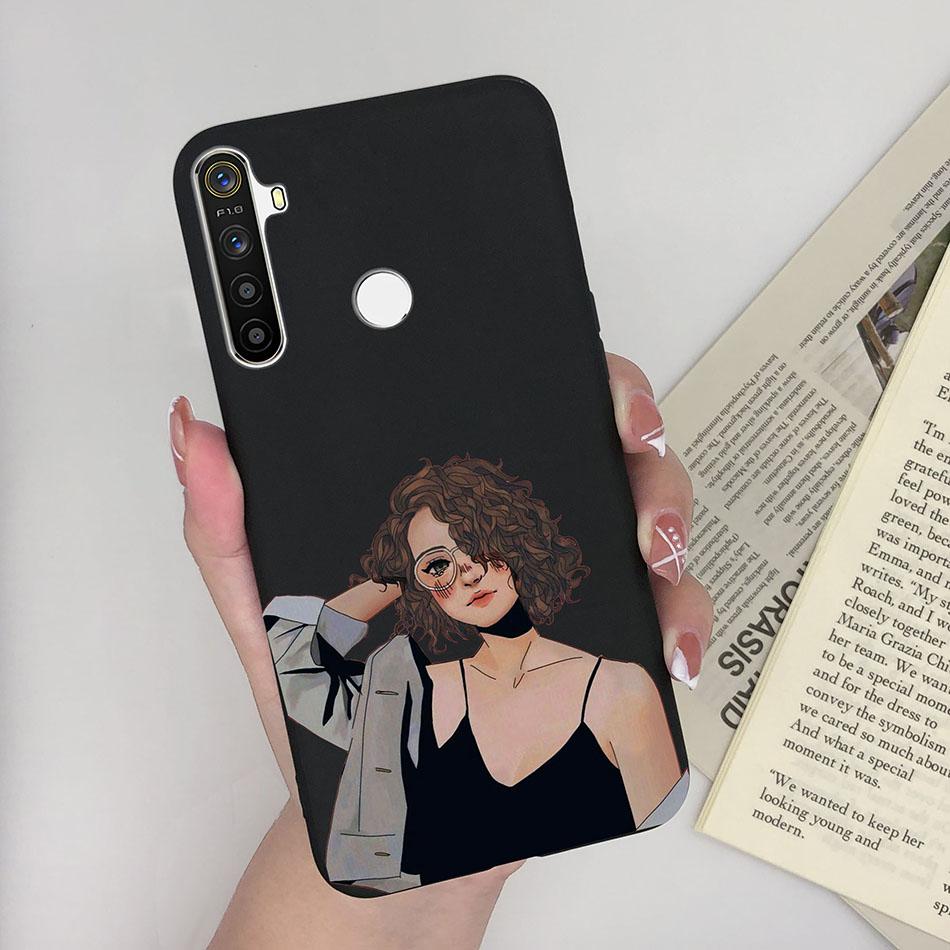 For Oppo Realme 5 Pro Oppo Realme 5 5i 5s C3 6i Realme5 5 Pro Realme6i Phone Cases Cute Soft Matte Bumper Back Cover Funda Coque
