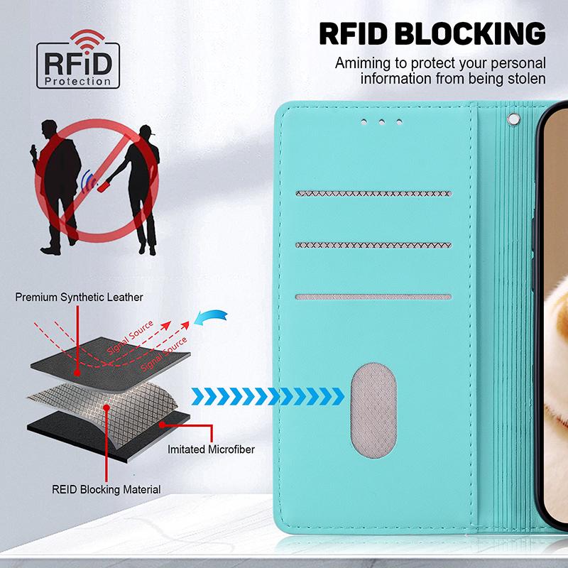 Flip Cover Wallet Case For iPhone 17 Air 17 Pro Max Magnetic Leather Phone Case