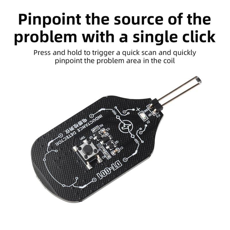 A25F-DT-001 Inductance Tester Detector With Button Battery Power-Portable PCB Inductance Meter
