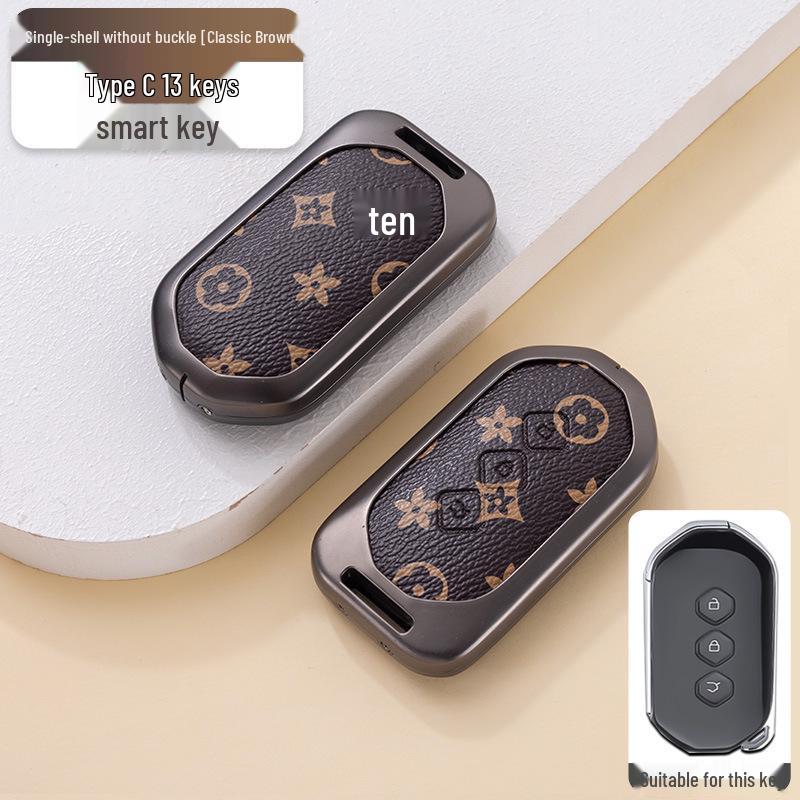Compatible Key Case for Wuling Hongguang, Mini EV, S/S3, Chi Ma Long GB