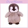 Niedlicher grauer Cartoon-Pinguin Plüschtier Kinderbegleiter Spielzeug Für Kindergeschenk Und Meeresaquarium Dekor