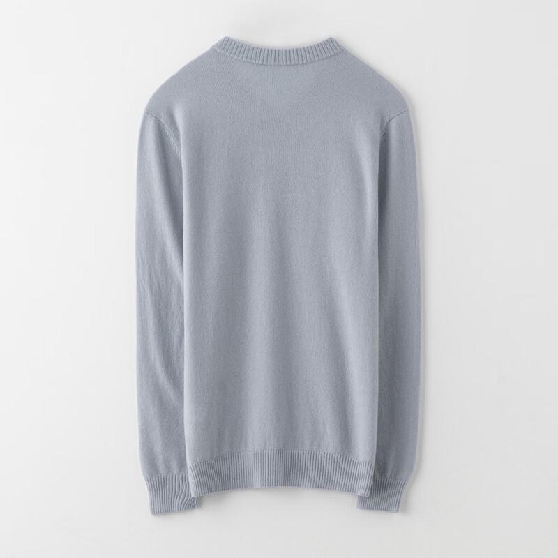Sinuofude Men's V-Neck Wool & Cashmere Sweater