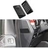 Korlot Carbon Fiber Air Vent Cover AC Outlet Trim On the Side of Dashboard Kit for Ford F150 2021+ for 2023 F250 F350 Super Duty