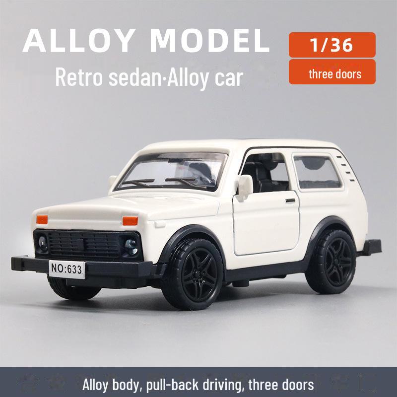 "Children's Off-Road Alloy Car Models with Open Doors - Sports Car Cake Decorations and Gifts for Boys"