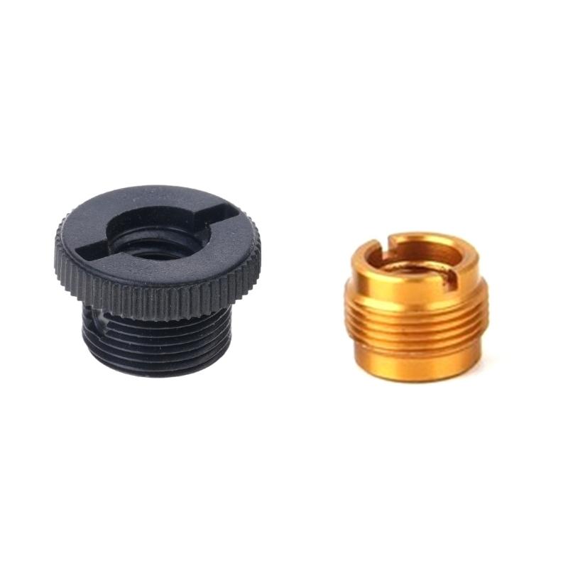 10Pieces 3/8" Female To 5/8" Male Microphones Mics Stands Adapter Thread Screws for Microphones Mics Stands Spare Parts