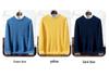 Men's Cashmere Cable Knit Round Neck Sweater - Autumn/Winter Collection