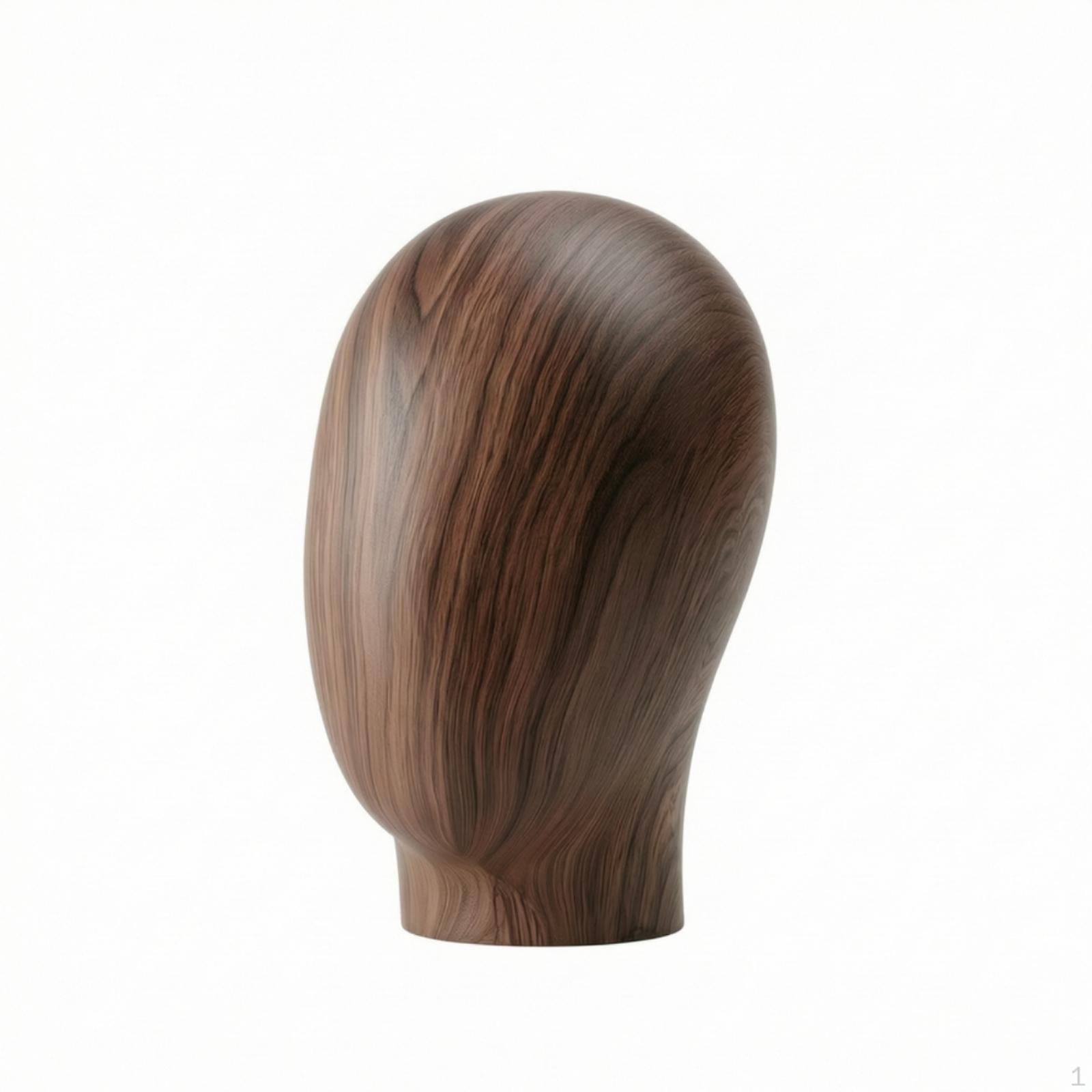 Mannequin Head with Wooden Stand Tabletop