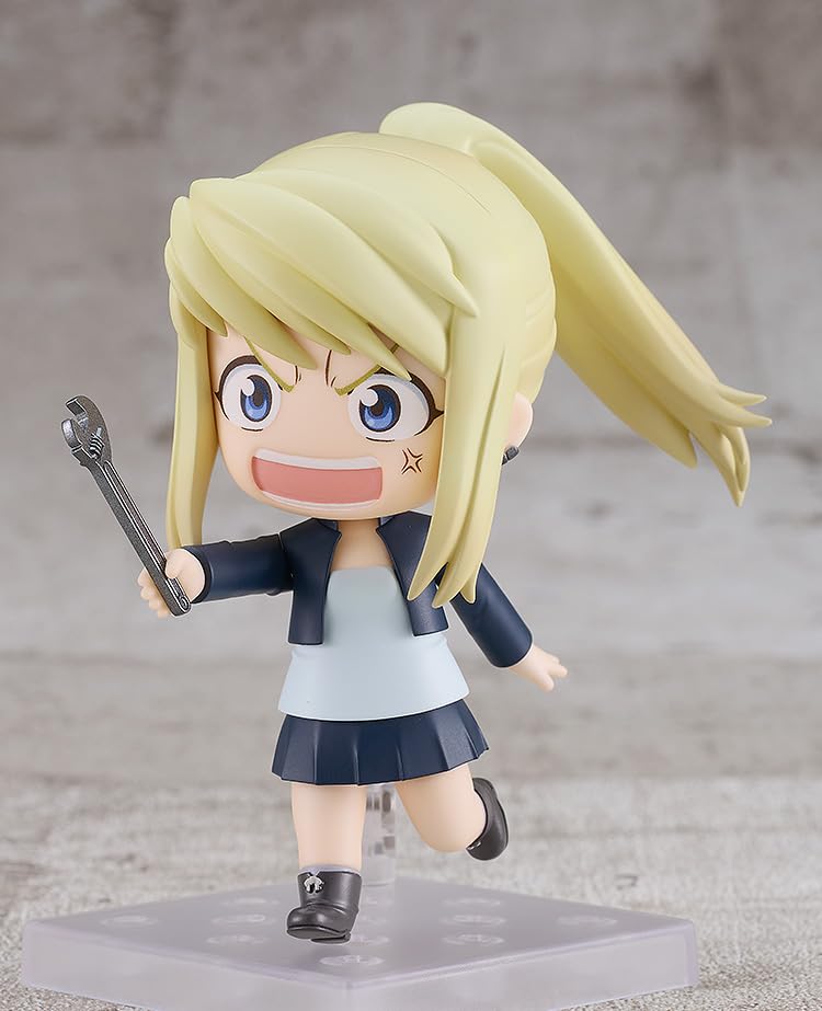Nendoroid Fullmetal Alchemist Winry Rockbell plastová malovaná pohyblivá figurka v měřítku.