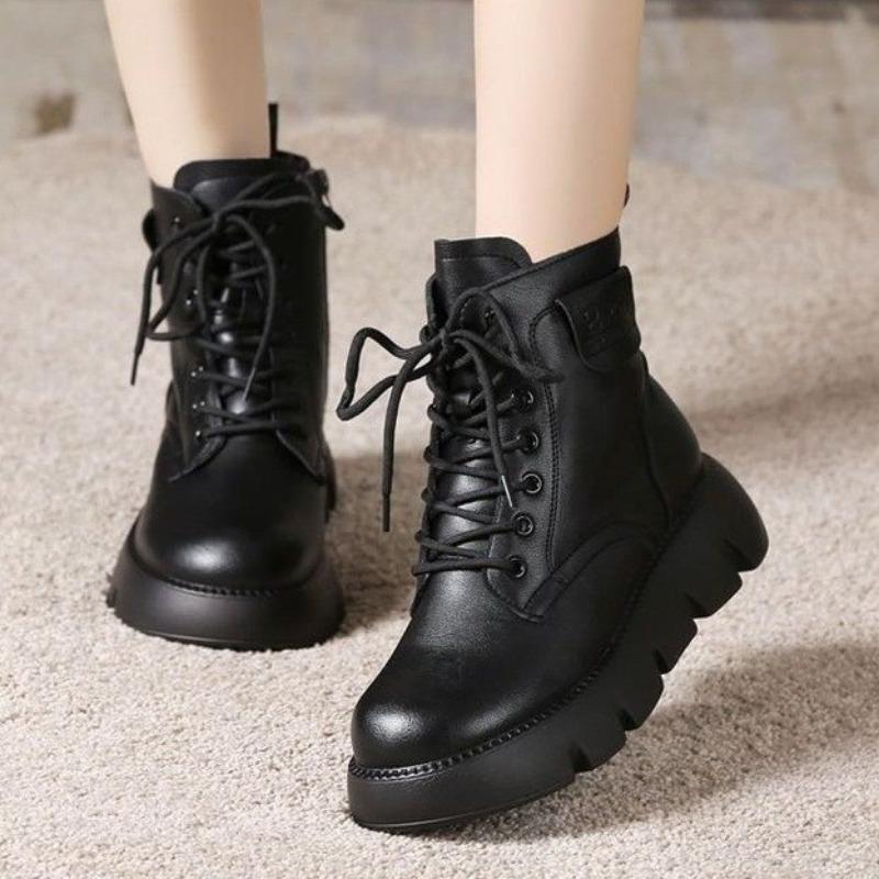 Non-slip snow boots women's new winter soft-soled thickened Martin boots velvet thermal cotton boots
