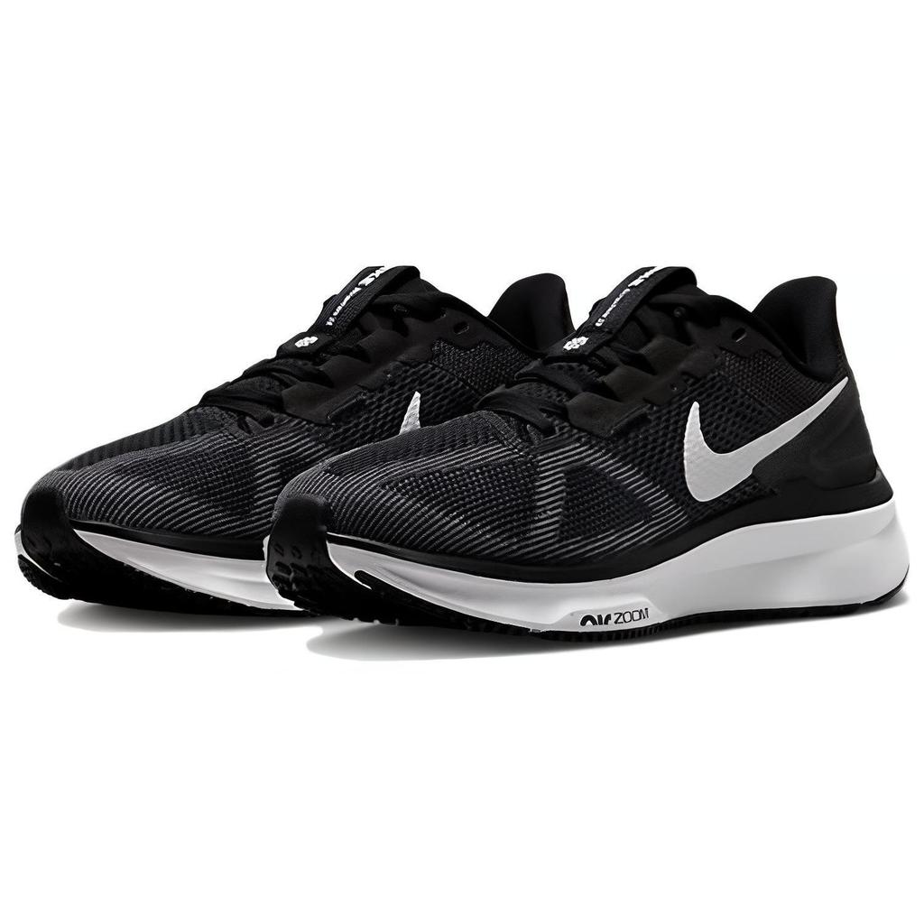 Nike Air Zoom Structure 25 Schwarz Weiß Damen Sneaker Dunkelrauchgrau DJ7884-001