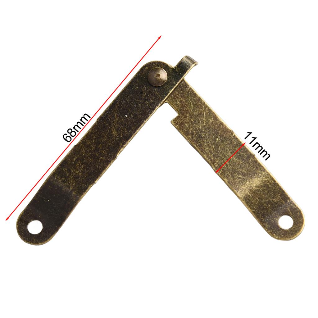 Silver Support Hinges Tables. Yellow 4pcs 68x11 Mm