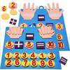 Montessori Children's Early Education Toys Felt Counting Intelligence Development Tools Kindergarten Children's Mathematics Toys