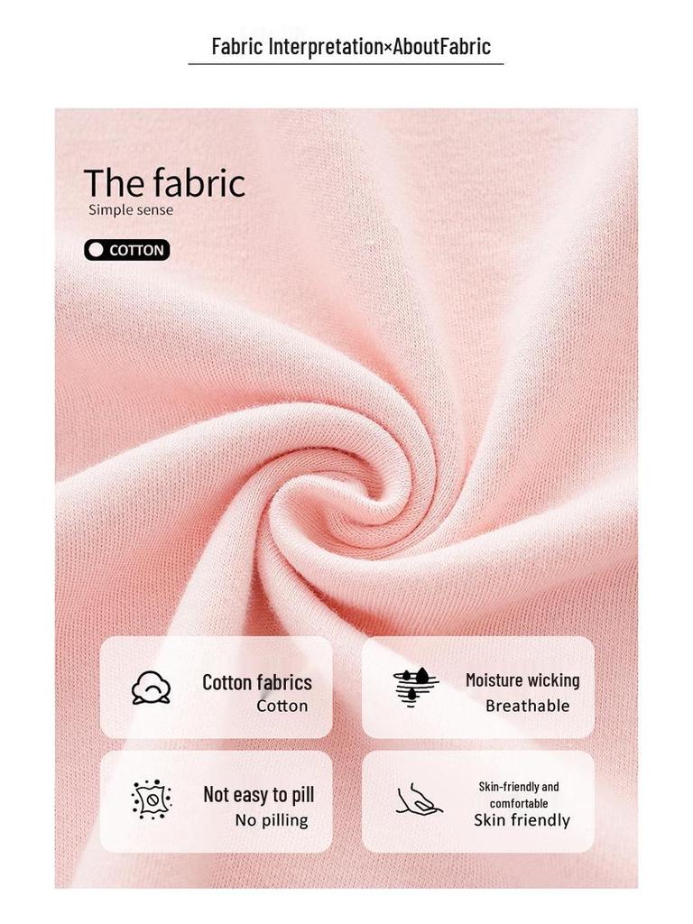 Bavlnová těhotenská noční košile s prsními vložkami pro předporodní a poporodní kojení, jarní/podzimní nošení