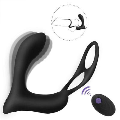 Anal Vibrator Männliche Prostata Massage Stecker Prostata Stimulator Verzögerung Ejakulation Ring Sex Spielzeug für Männer