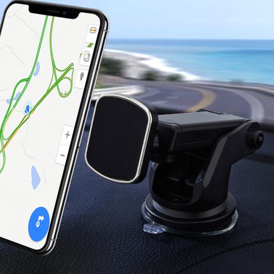 Car Mobile Phone Universal Center Console Bracket Magnetic Cellphone Holder Stand for Desktop