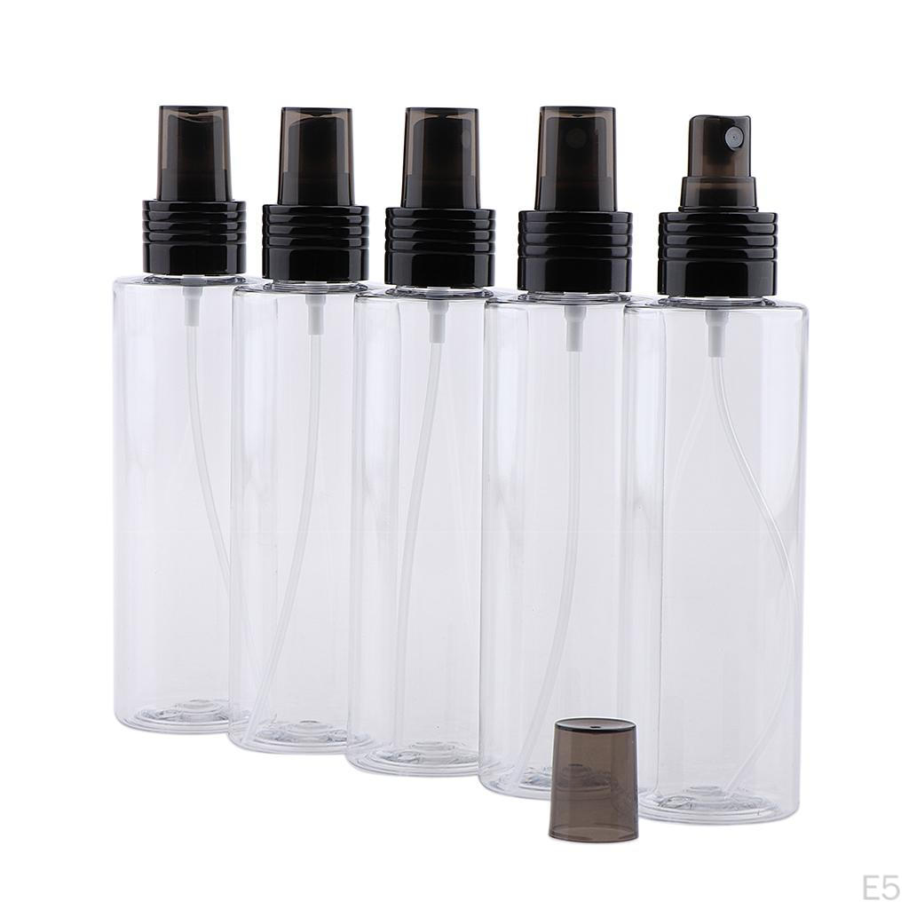 5 Empty Spray Bottle For Essential Oils Perfume Refillable Fine Mist Sprayer