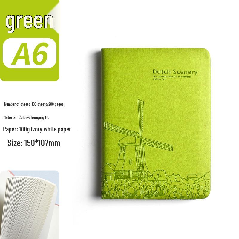 Thickened A5 Literary Style Hardcover Notebook - Cute Girly Heart Planner, Creative Journal Diary B5 Size.