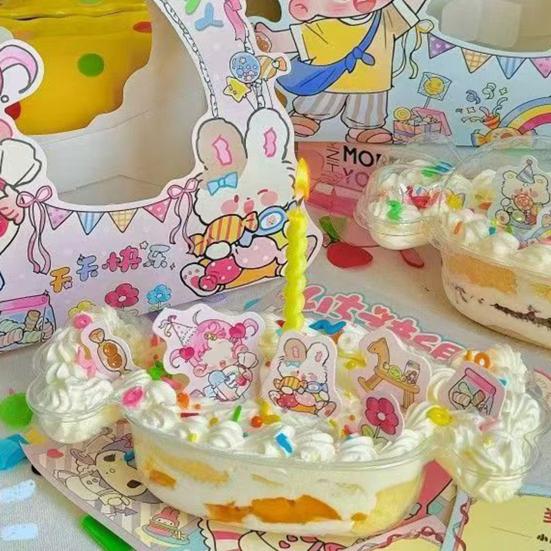 Tårtbox med lock Transparent godis- och snacksförvaringslåda Dekorativ snacksbehållare Födelsedagar Familjesammankomster Gåva