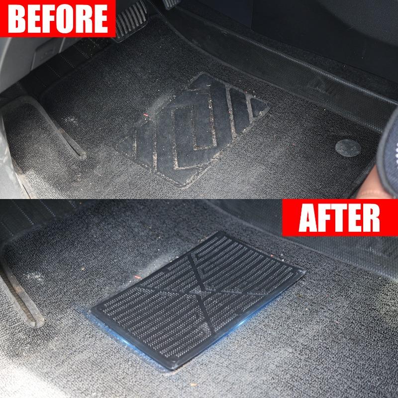 High-quality Plastic Car Foot Mat for Main Driver with A Meter Shaped Pedal Minimalist Interior Accessories Universal Floor Mats