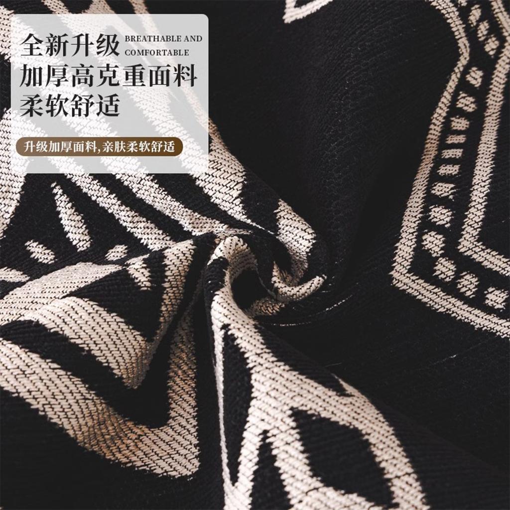 Spezialgeformtes Sofakissen Universal für alle Jahreszeiten, Neues rutschfestes Sitzkissen, Einteiliger Leder-Gerade-Reihen-Sofabezug, Stoffhandtuch