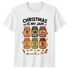 Christmas Is My Jam Holiday Christmas Unisexs TShirt Unisexs Tee Graphic Unisex Top