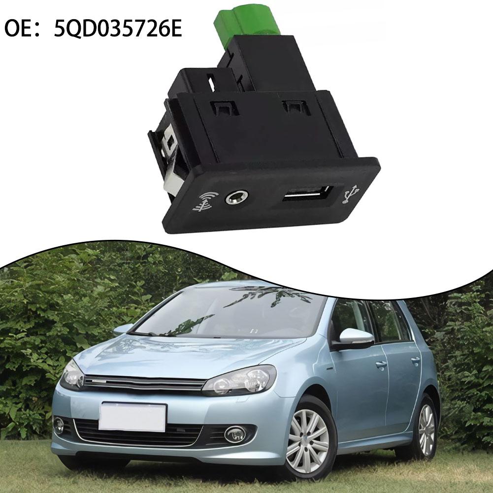 5Q0035726E USB Socket Adapter Interface AUX for Golf 7 For MK7 For Touran Audio Connector Replacement for Vehicle
