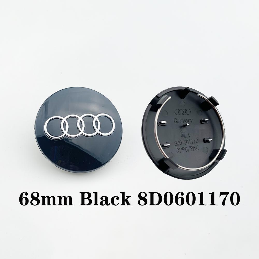 2026 Hot 4pcs 60mm 61mm 69mm 68mm Car Styling Wheel Center Cap Hub Replaced Covers For Audi A3 A4 A5 A6 A7 A8 S4 S6 4B0601170 8D0601170