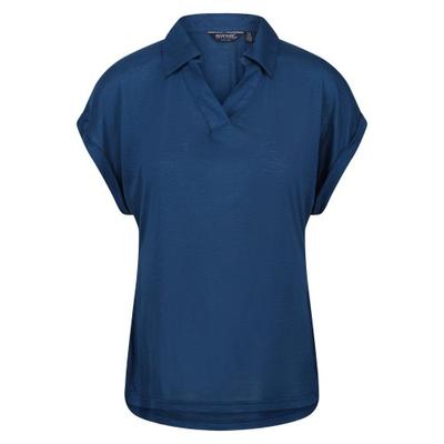 Camiseta feminina/feminina com gola Lupin