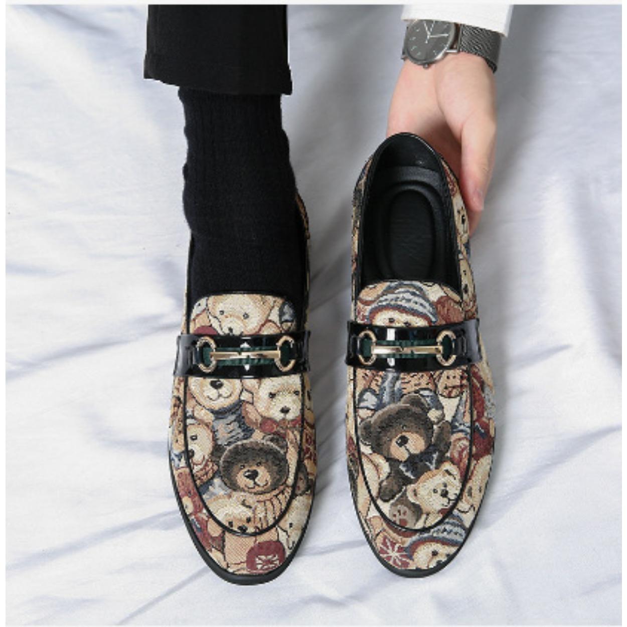 

Мужская обувь на одну ногу, обувь Doudou, трендовая универсальная тканевая обувь в корейском стиле, обувь на мягкой подошве, повседневная обувь, мужская ленивая 47 бежевый