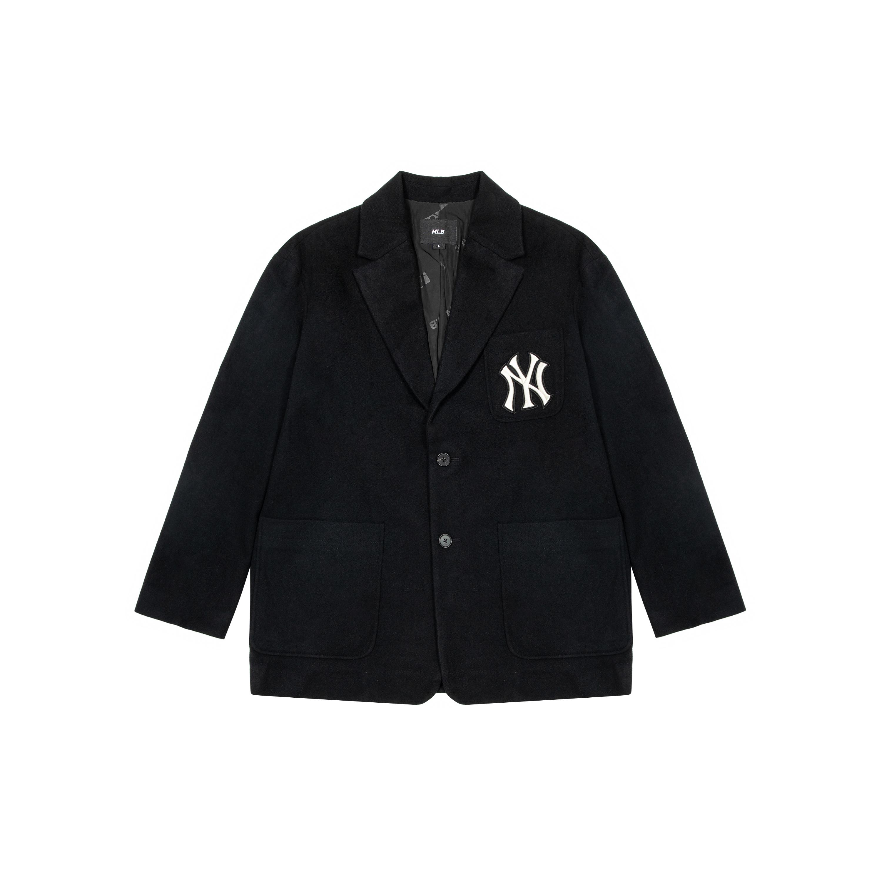 MLB Business Suits Unisex Black Suit Collar Thickened Other 3AJKB5224-50BKS S