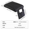 SEAMETAL PU Leather Car Armrest Pad Armrest Box Protection Pad Universal Car Center Console Armrest Seat Box Pad with Storage Bag Car Styling