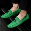 Summer Amazon Large Size Hot-selling Versatile Casual Doudou Men's Leather Shoes British Outdoor Four-season Leather Shoes