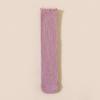 Autumn Children's Wooden Ear Long Tube Pile Socks Calf Socks Autumn and Winter Solid Color Vertical Over-the-knee Socks
