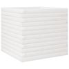 Vidaxl Garden Pot, White, 50X50X45.5 Cm, Solid Pine Wood