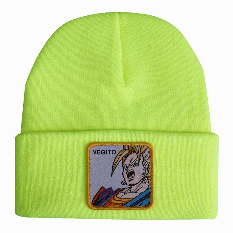 Anime merchandise Dragon Ball character Vegetto VEGITO Knitted hat, woolen hat, hip-hop ski pullover hat